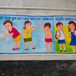 अंगणवाडी मध्ये स्वच्छतेचे संदेश लिहून जनजागृती केली (8)